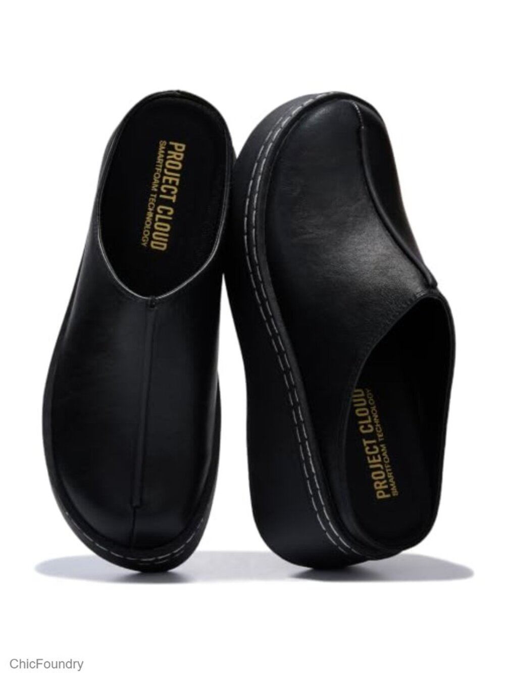Project Cloud Genuine Suede Clogs for Women Platform Mules Non-Slip